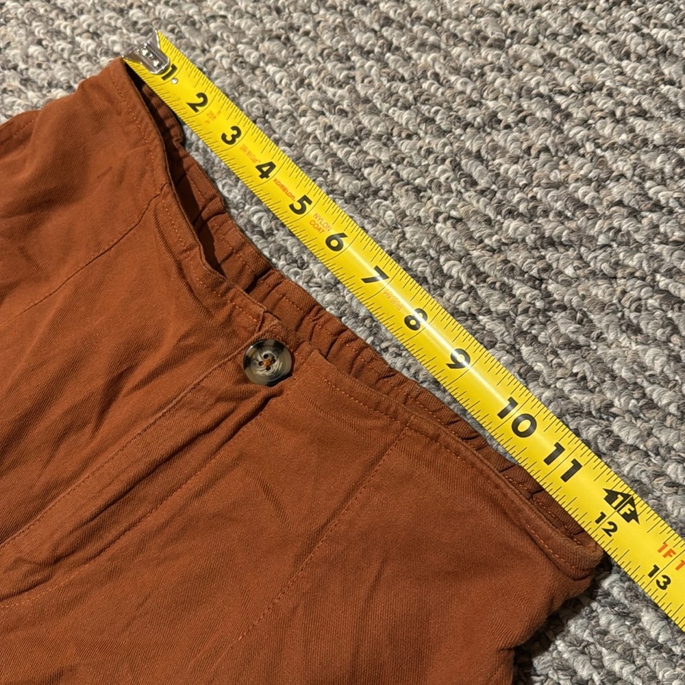 good luck gem rust brick cropped wide leg pants - Picture 6 of 9